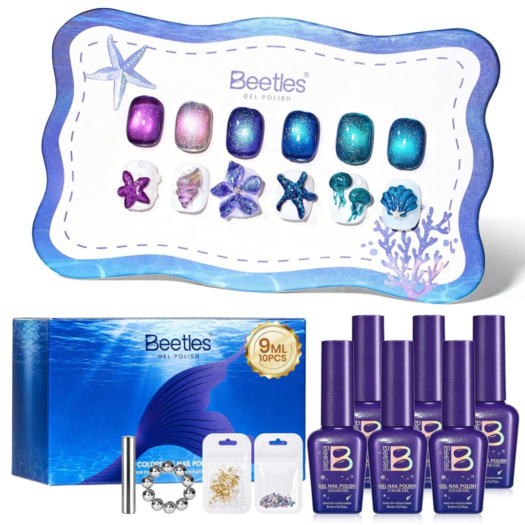 Beetles Gel Polish Ocean Collection Review: Ultimate Mermaid Nail Kit