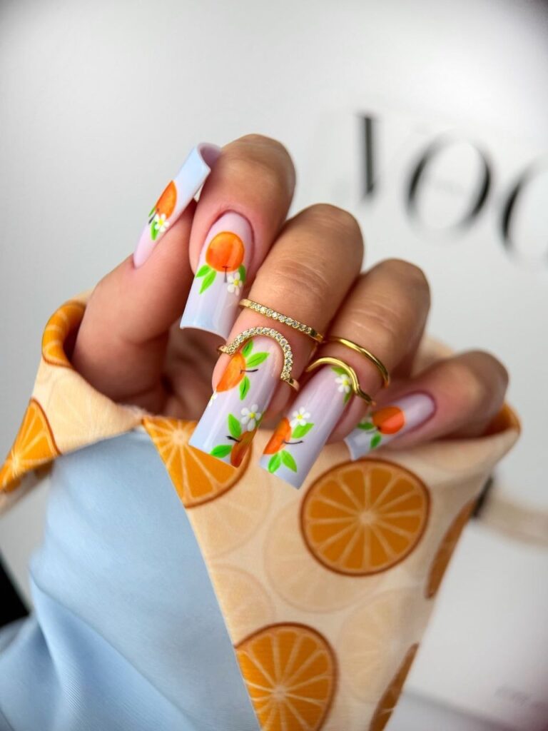 Citrus Fruit Nail Art: A Guide to Fresh and Sophisticated Summer Nails