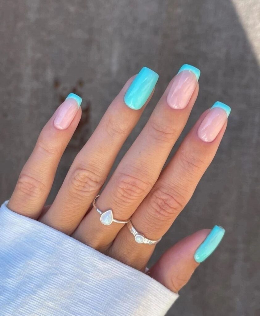 Blue French Tip Nails: The Ultimate Modern Twist for Your Summer Manicure