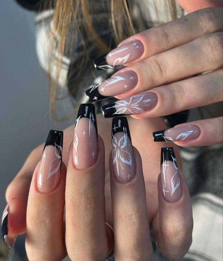 Black French Tip Butterfly Nails: A Step-by-Step Guide to the Trend