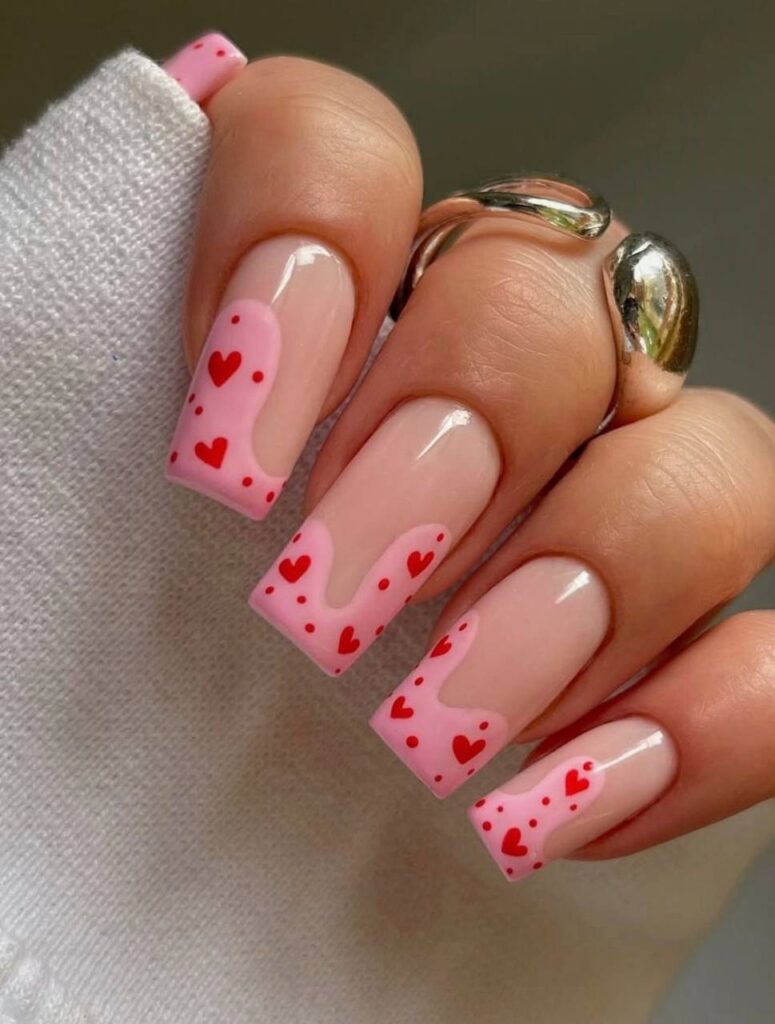 How to Achieve the Trendy Coquette Heart French Tip Manicure