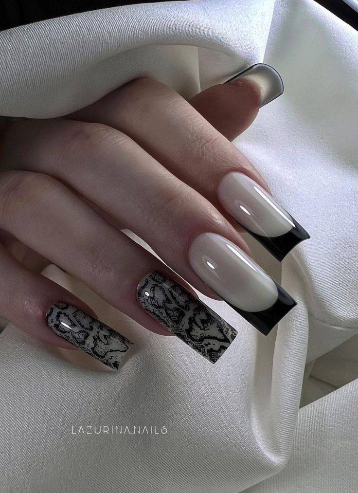 Modern Black and White Coffin Nail Designs: How to Avoid a Dated Look