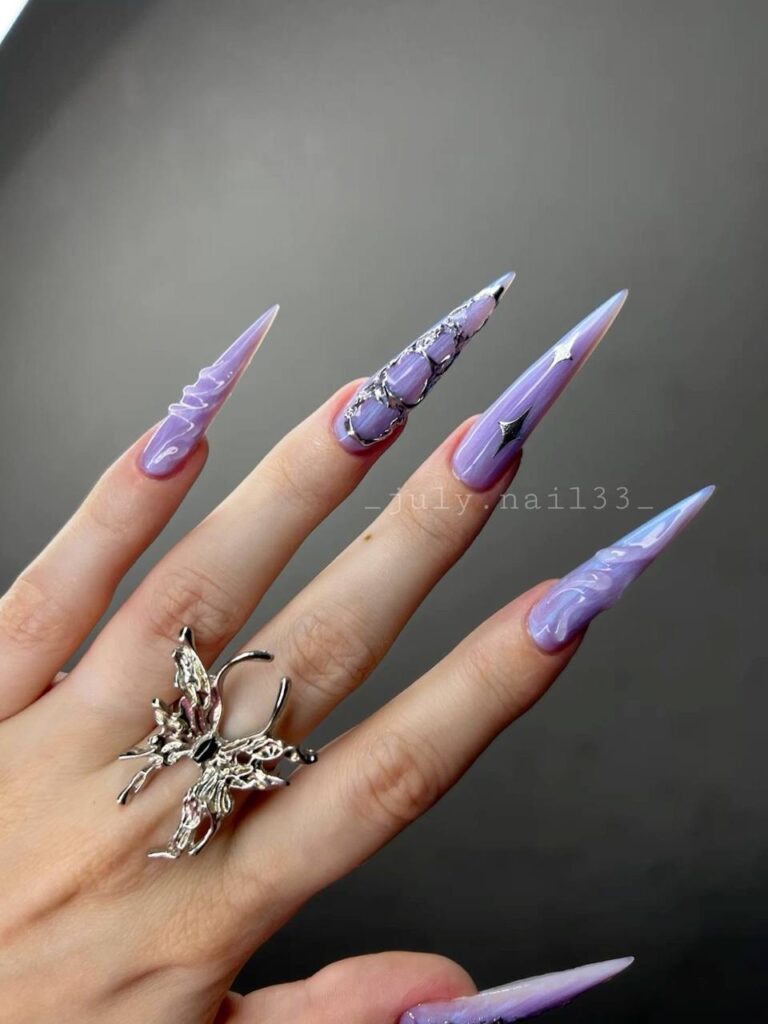 3D Chrome Nail Art Designs: How to Style and Wear the Liquid Metal Trend