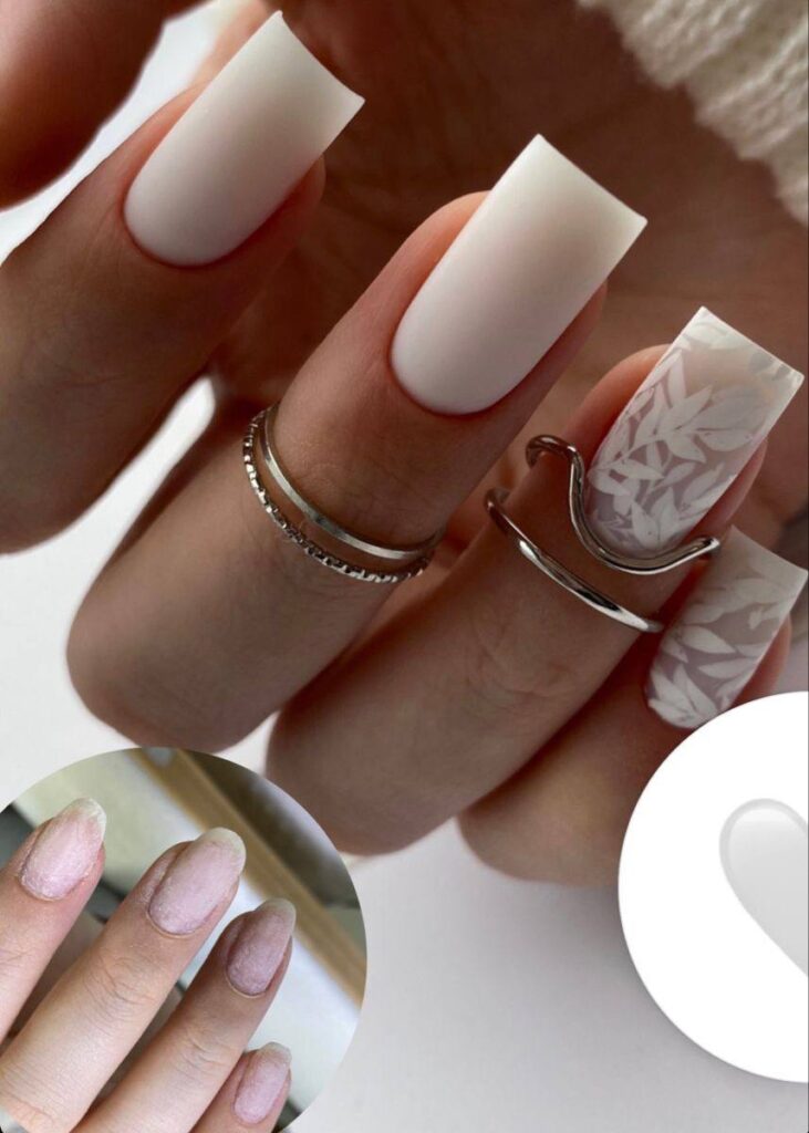 Matte White Coffin Nails with Floral Art: The Ultimate Guide to Quiet Luxury