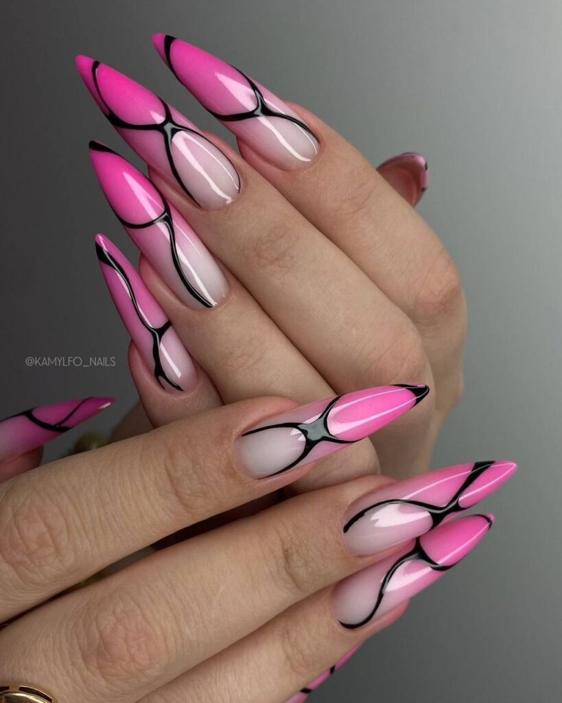 Hot Pink and Black Nail Designs: The Ultimate Guide to This Bold Trend