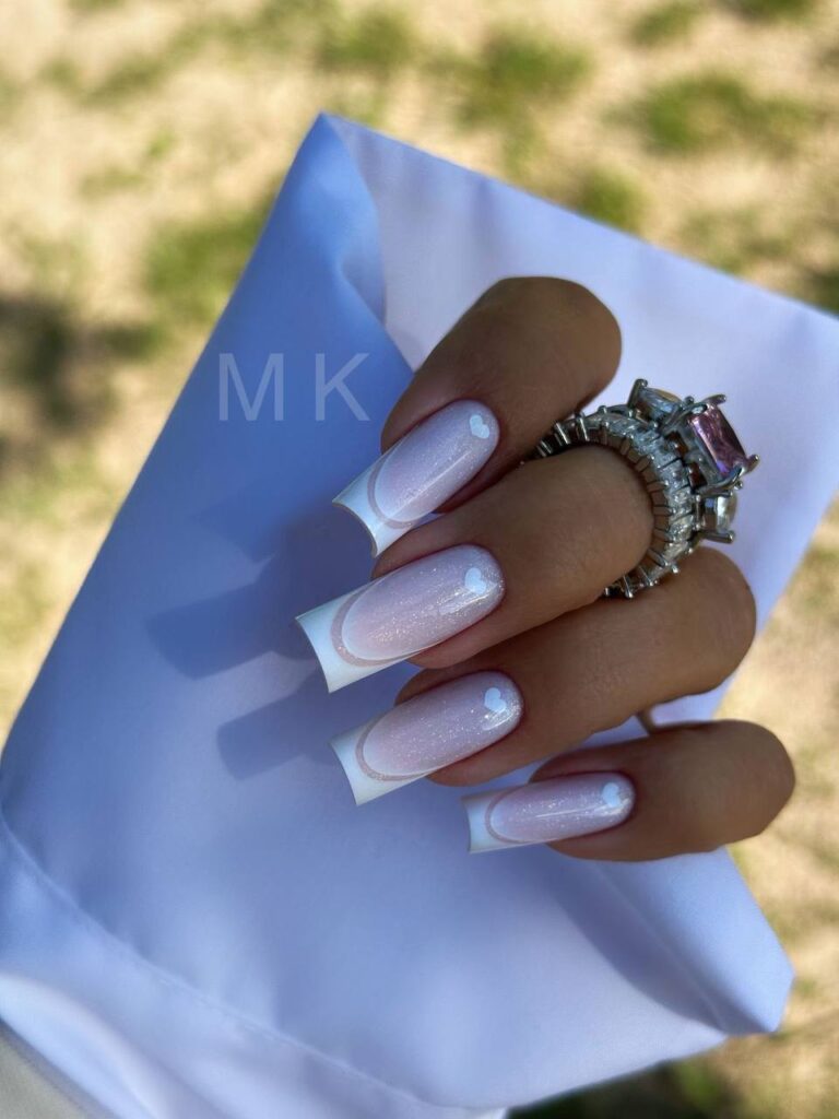 Milky White Aura Nails with Heart Detail: The Ultimate Dreamy Trend Guide