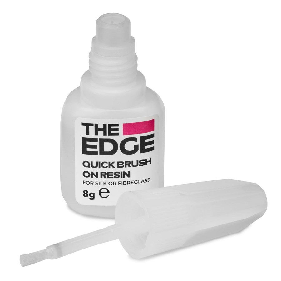 The Edge Quick Brush On Resin Review: Precision Silk & Fiberglass Nail Repair