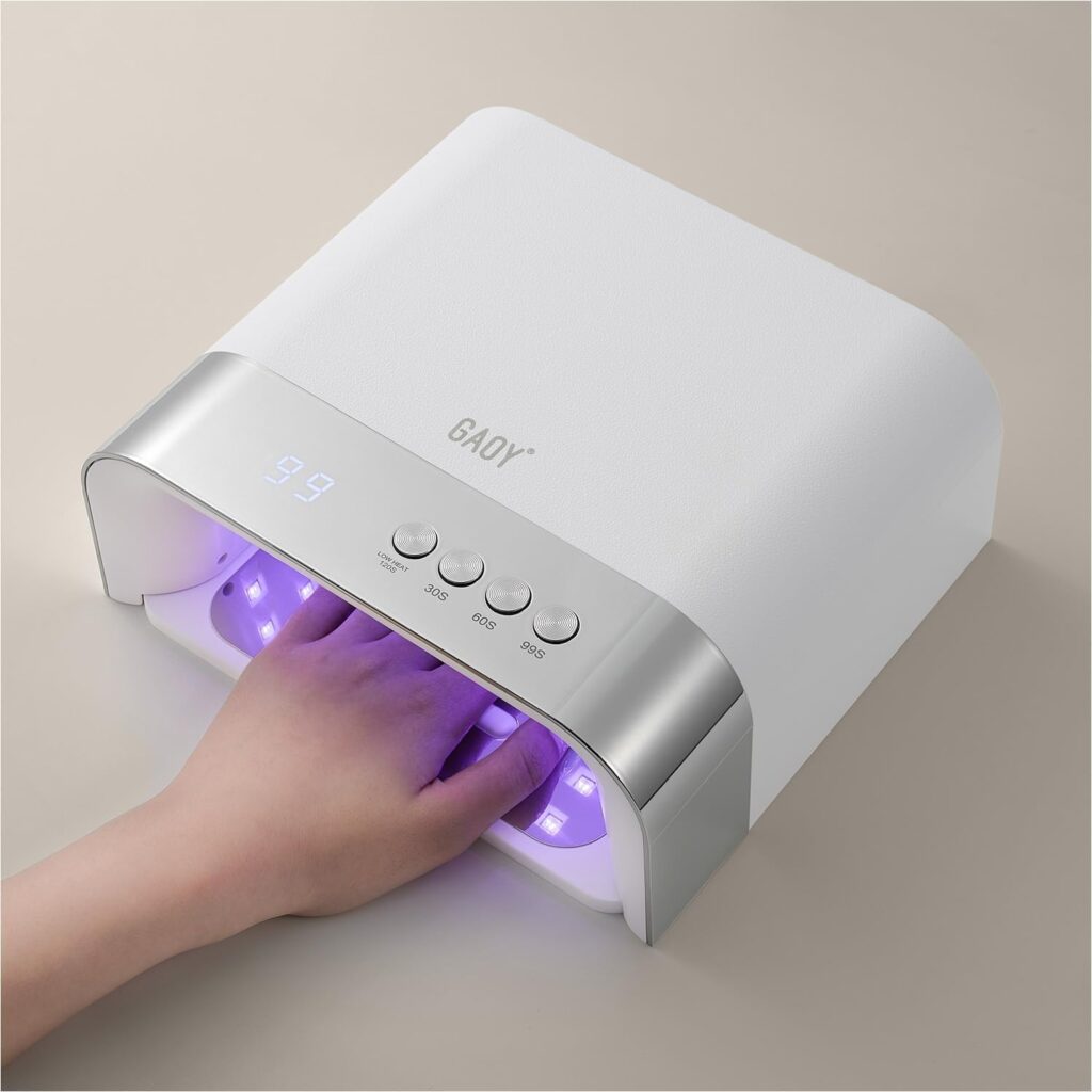 GAOY Professional UV Nail Lamp Review: The Best Big Cavity Lamp for Long Nails