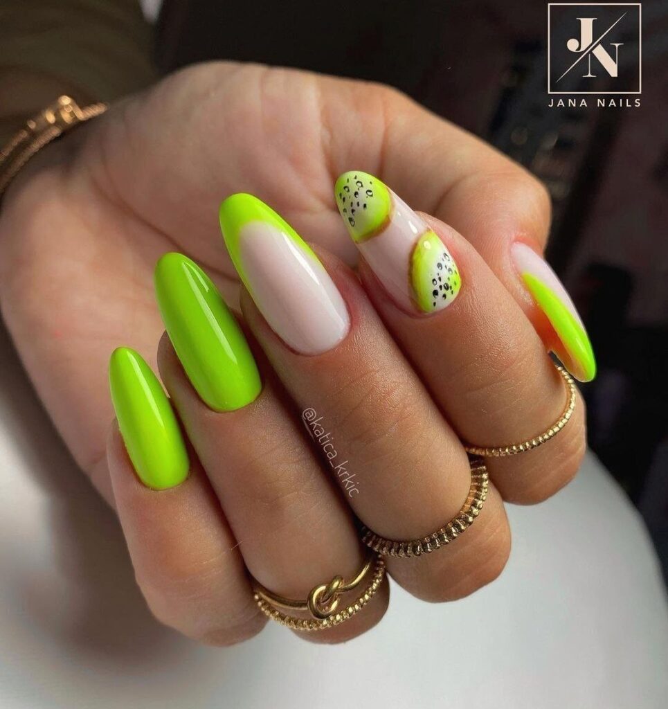 Kiwi Fruit Nails: The Zestiest Summer Manicure Trend & How to Get It