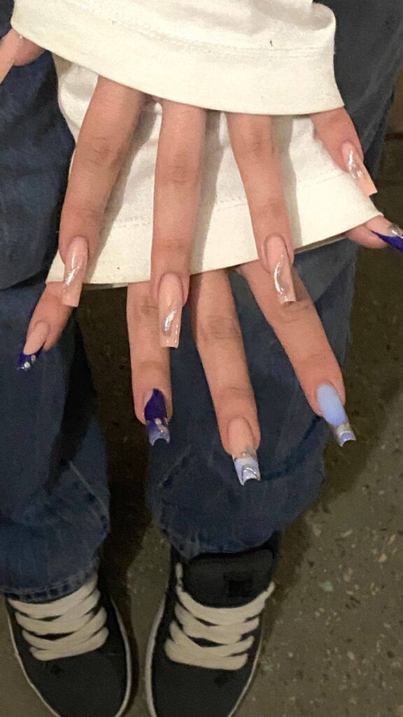 Liquid Metal Nails: The Coolest Winter Manicure Trend