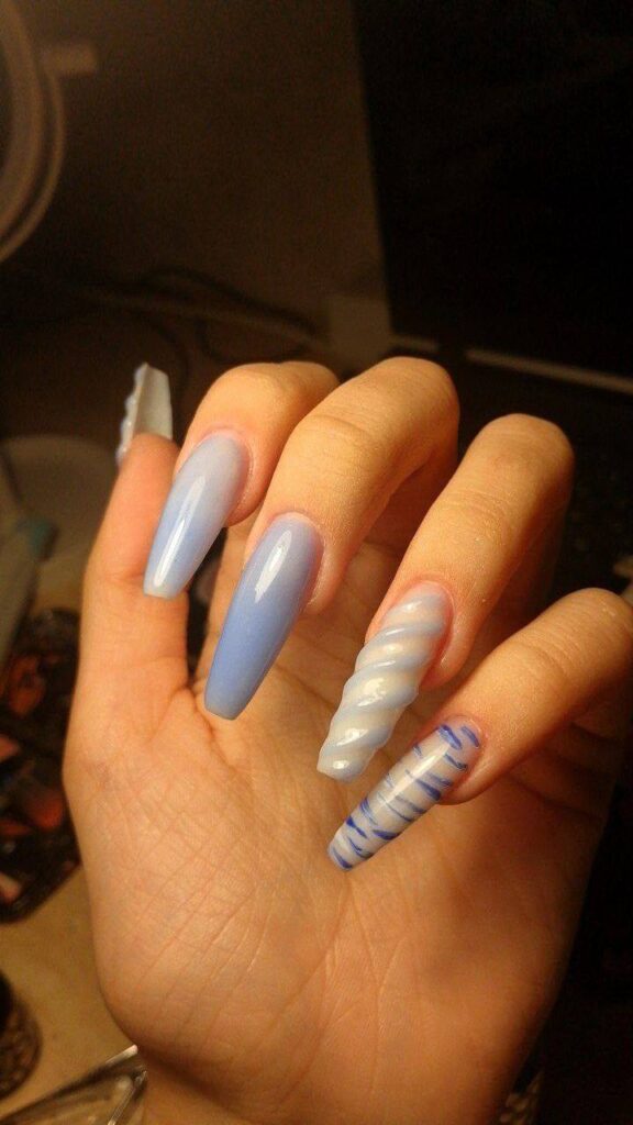 3D Blue Jelly Nails: Mastering the Art of Sculptural Manicures