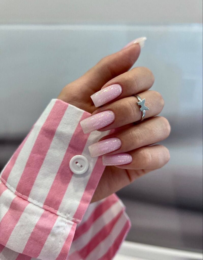 Sugar-Frosted Pink Nails: The Sweetest Spring Manicure Trend