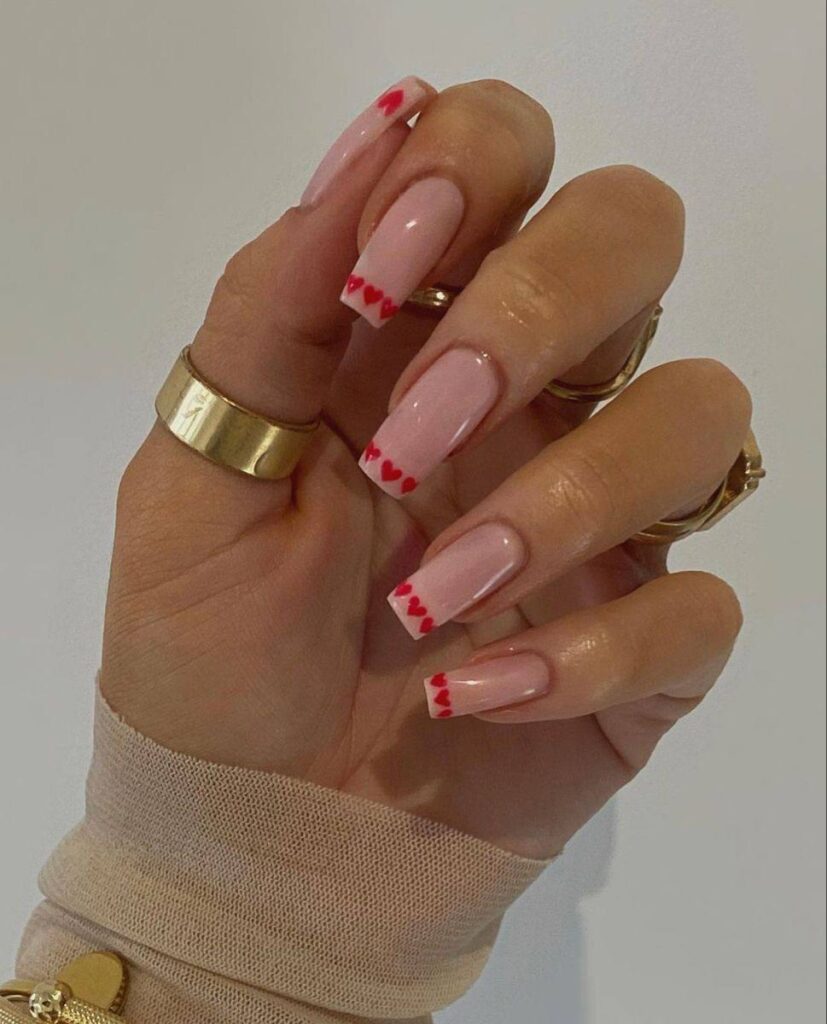 Jelly Micro-Heart Nails: The Sweetest Spring Manicure Trend