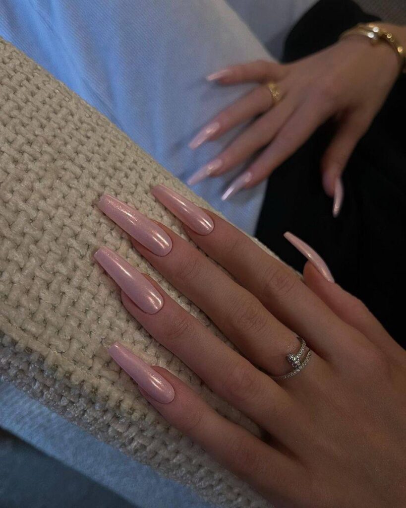 Frosted Pink Pearl Nails: The Dreamiest Spring Manicure Trend