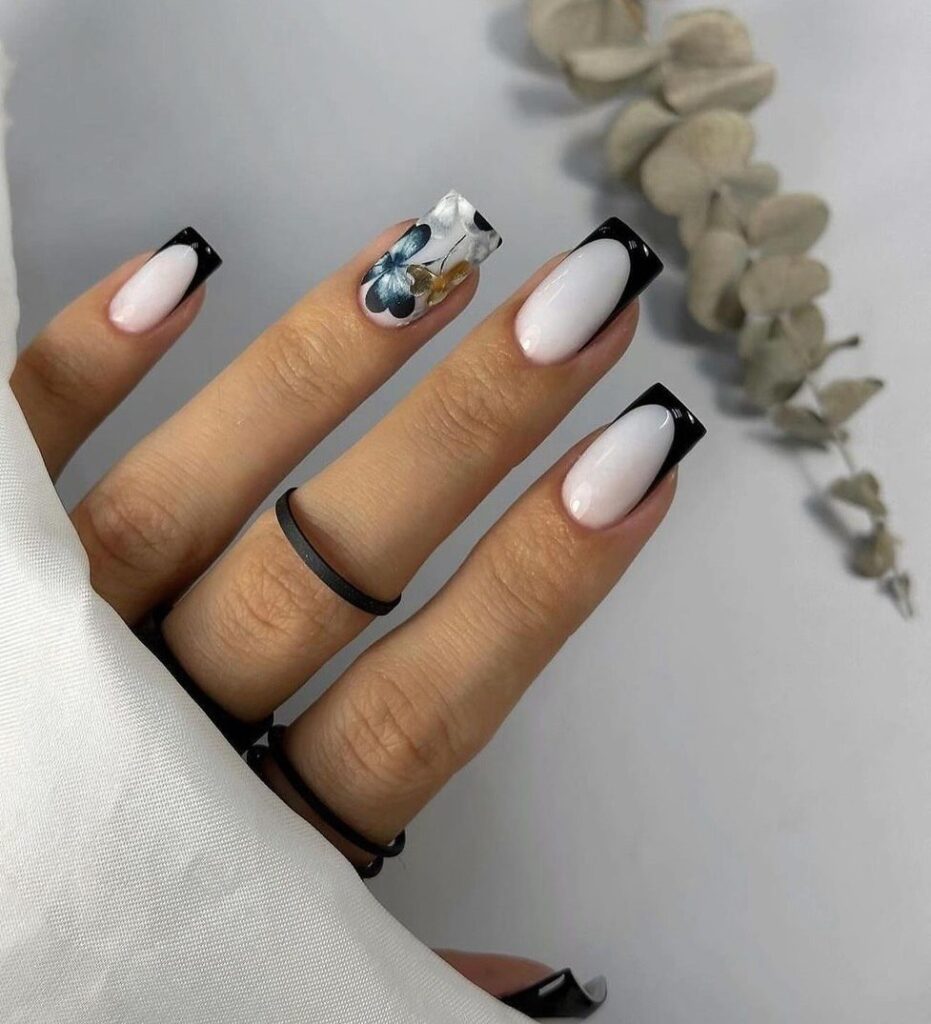 Midnight French Nails: The Moodiest Autumn Manicure Trend