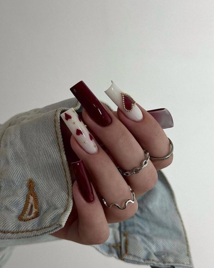 Coquette Bordeaux Nails: The Ultimate Romantic Winter Manicure