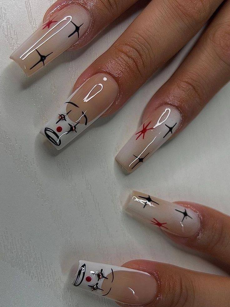Midnight Starburst Nails: The Moodiest Autumn Manicure Trend