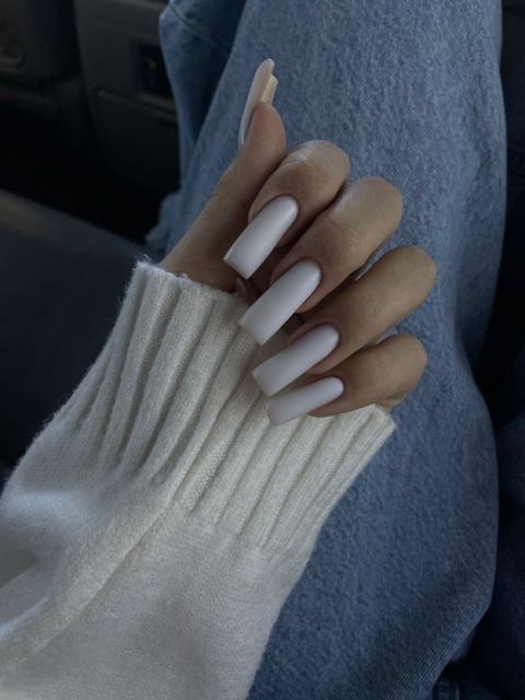 Milky Matte Nails: The Softest Winter Manicure Trend