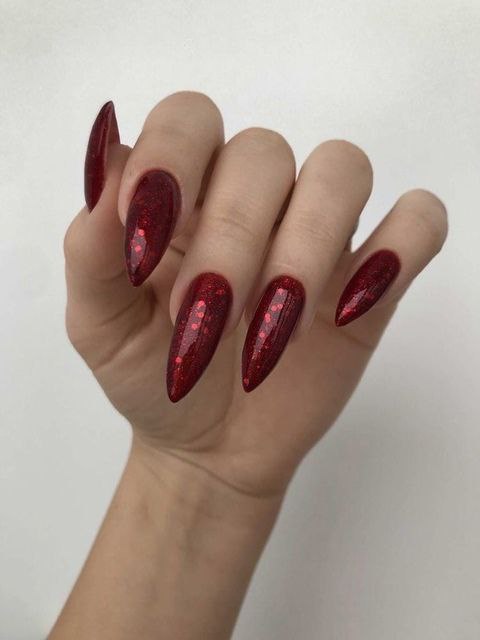 Ruby Slipper Nails: The Moodiest Autumn Manicure Trend