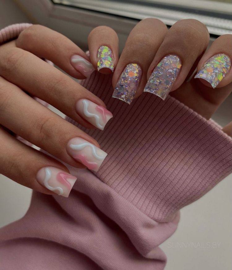 Opal Flake Nails: The Brightest Spring Manicure Trend
