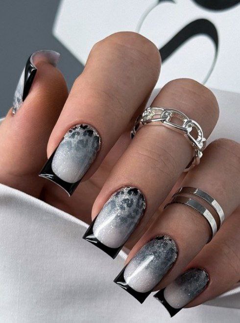 Smoky Marble Nails: The Moodiest Fall Manicure Trend of the Season